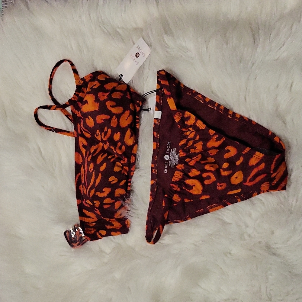 Shade & shore 2 pieces bikini leopard - Picture 3 of 6